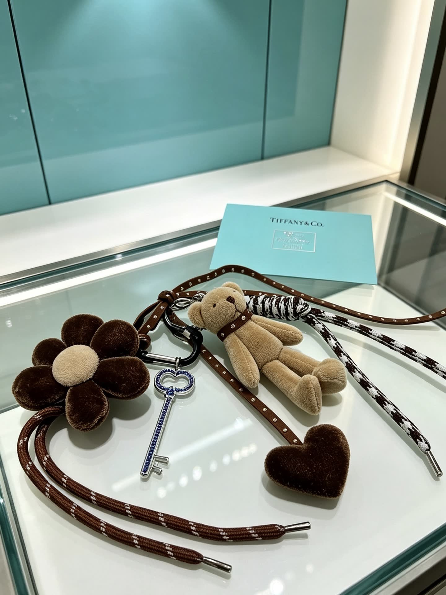 Tiffany & Co. Teddy Bear Keychain